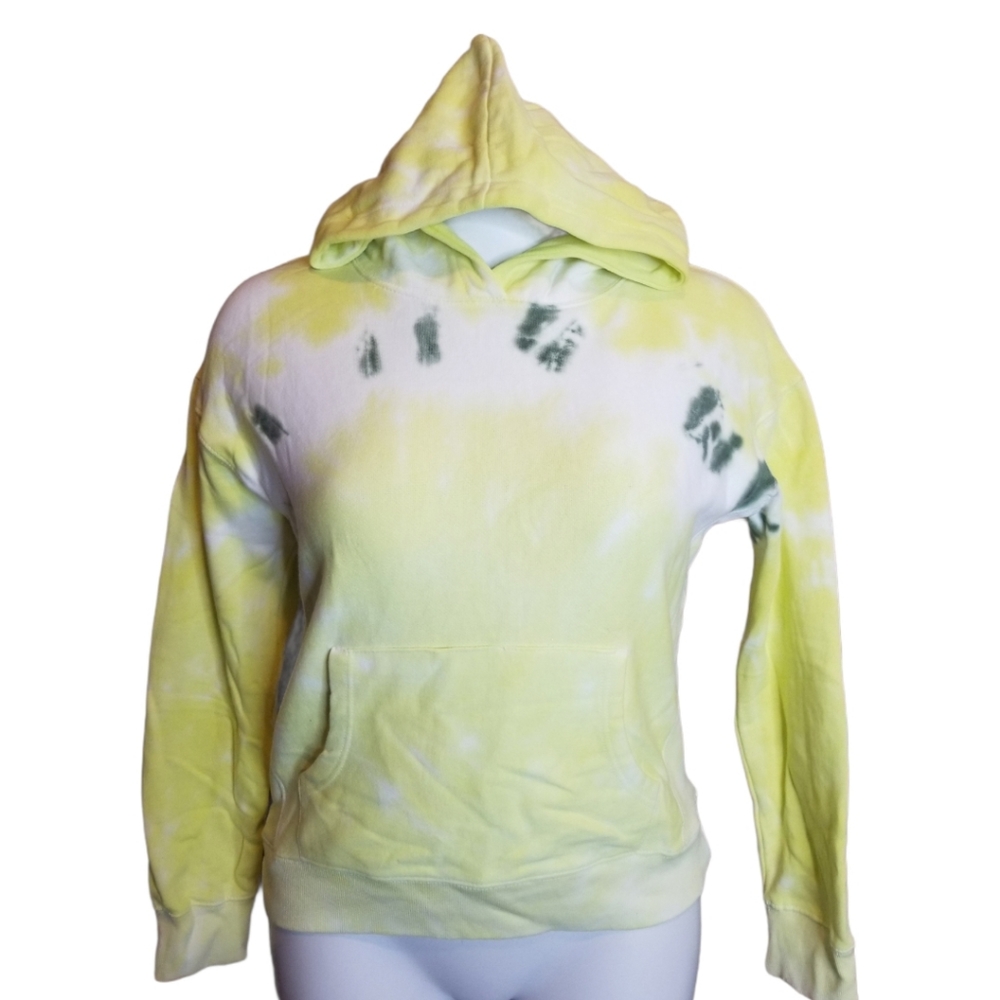 J.O&Co. Yellow Tie Dye Hooded Sweatshirt Size L